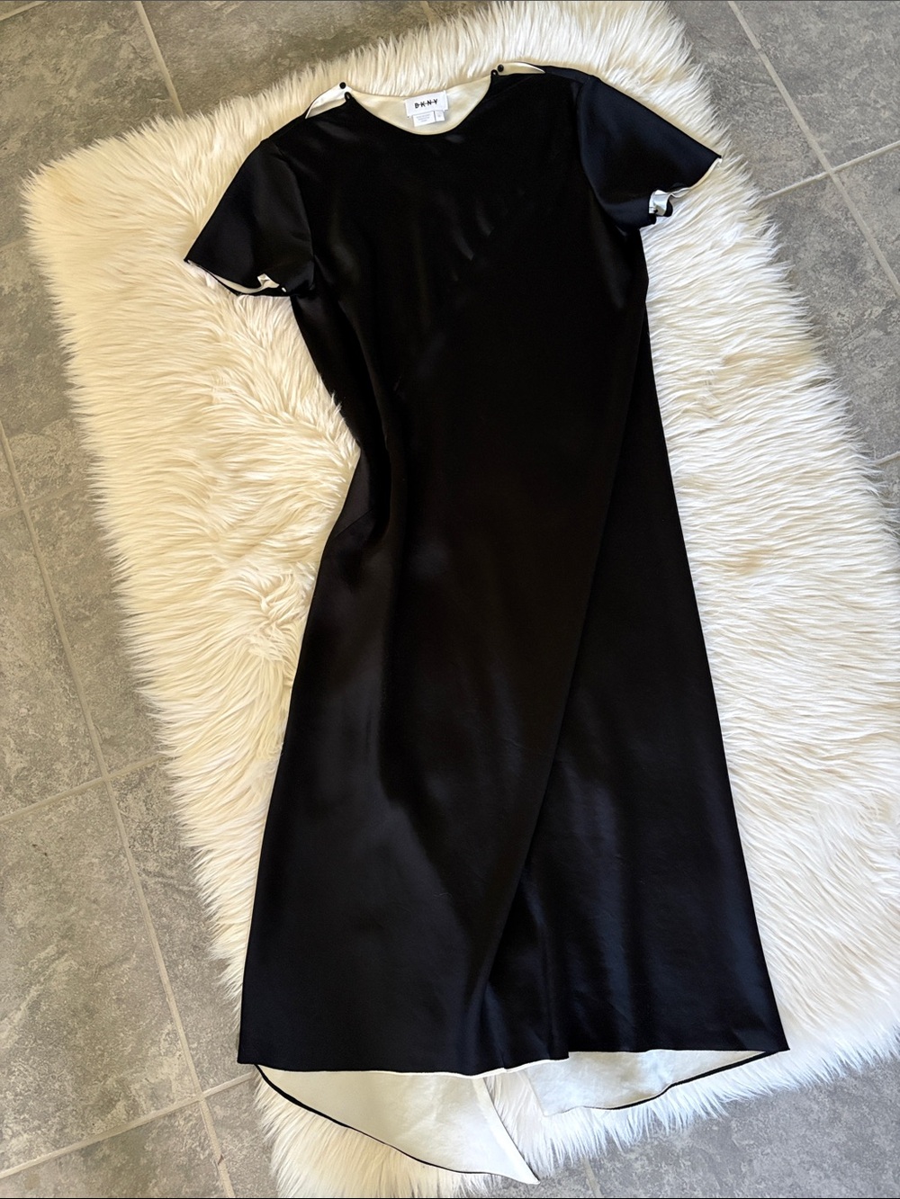 DKNY Black silk dress